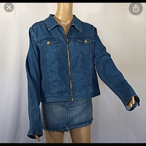 Bianca Nygard Cropped Jean Jacket - Picture 4 of 6